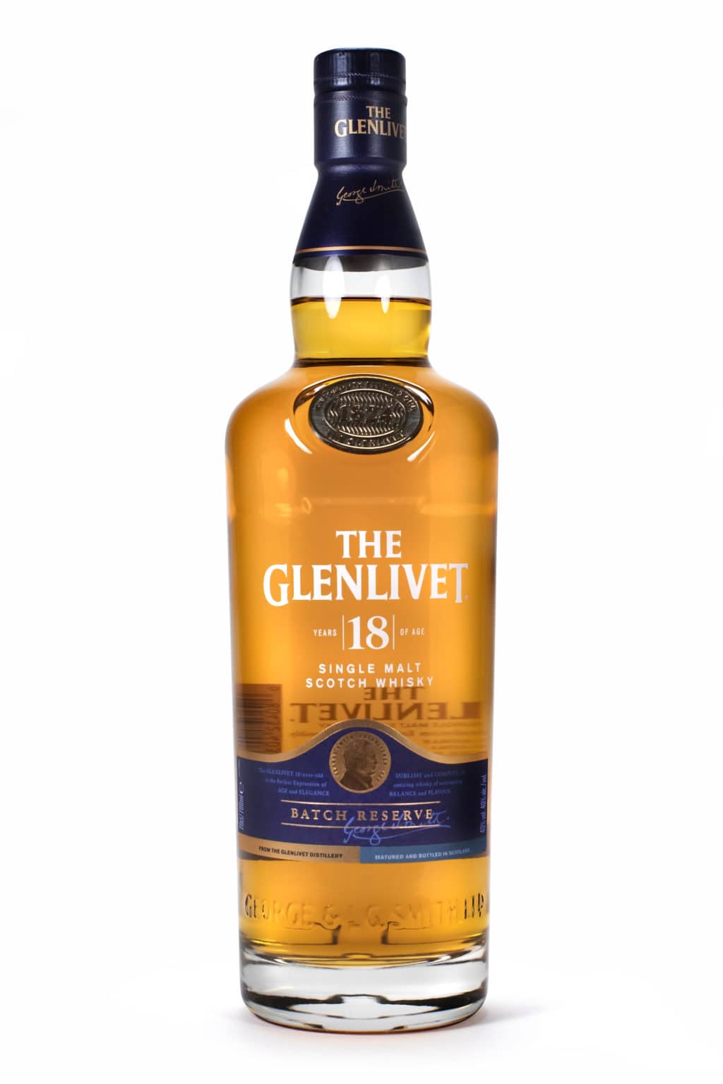 The Glenlivet 18 Year Old Single Malt Scotch Whisky 700mL Box Bar