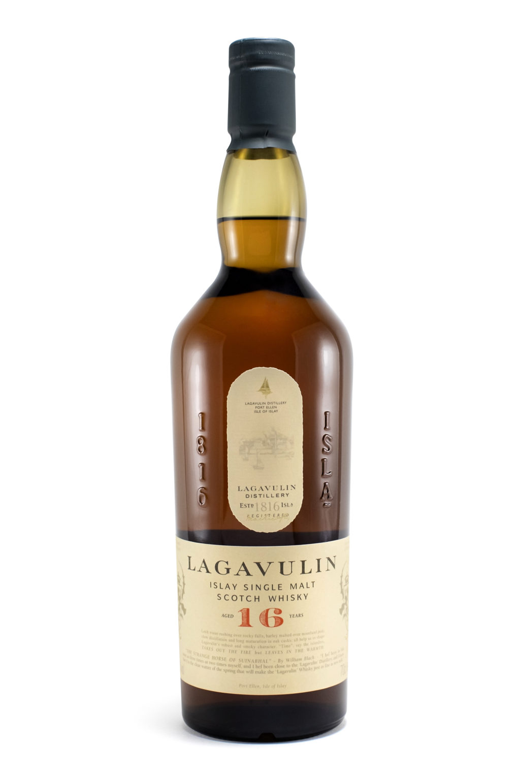 Lagavulin 16 Year Old Islay Single Malt Scotch Whisky 700mL Box Bar